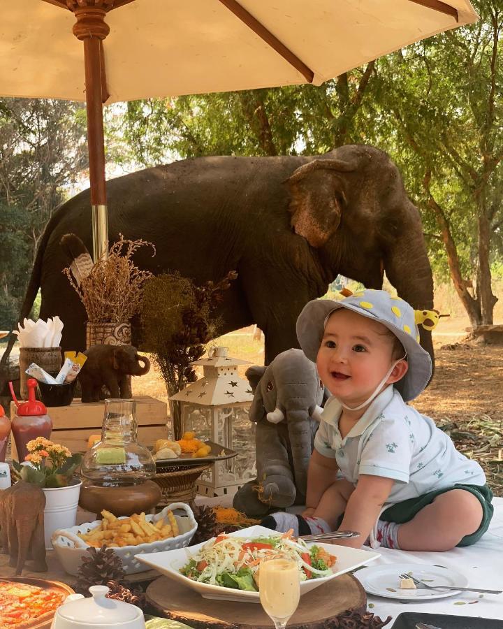 Sappraiwan Elephant Resort & Sanctuary Kaengsopha Exterior foto